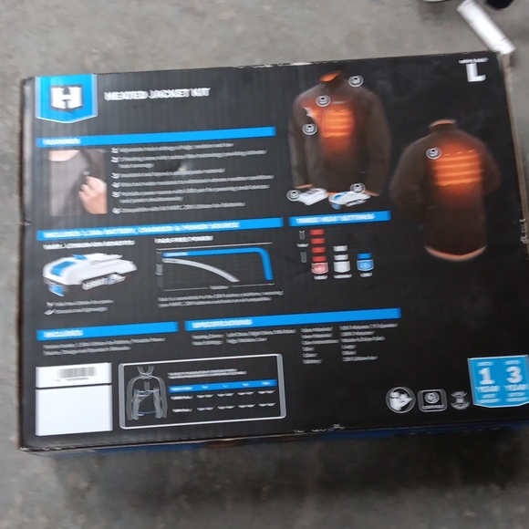 Hart heated jacket men's large - Picture 2 of 2